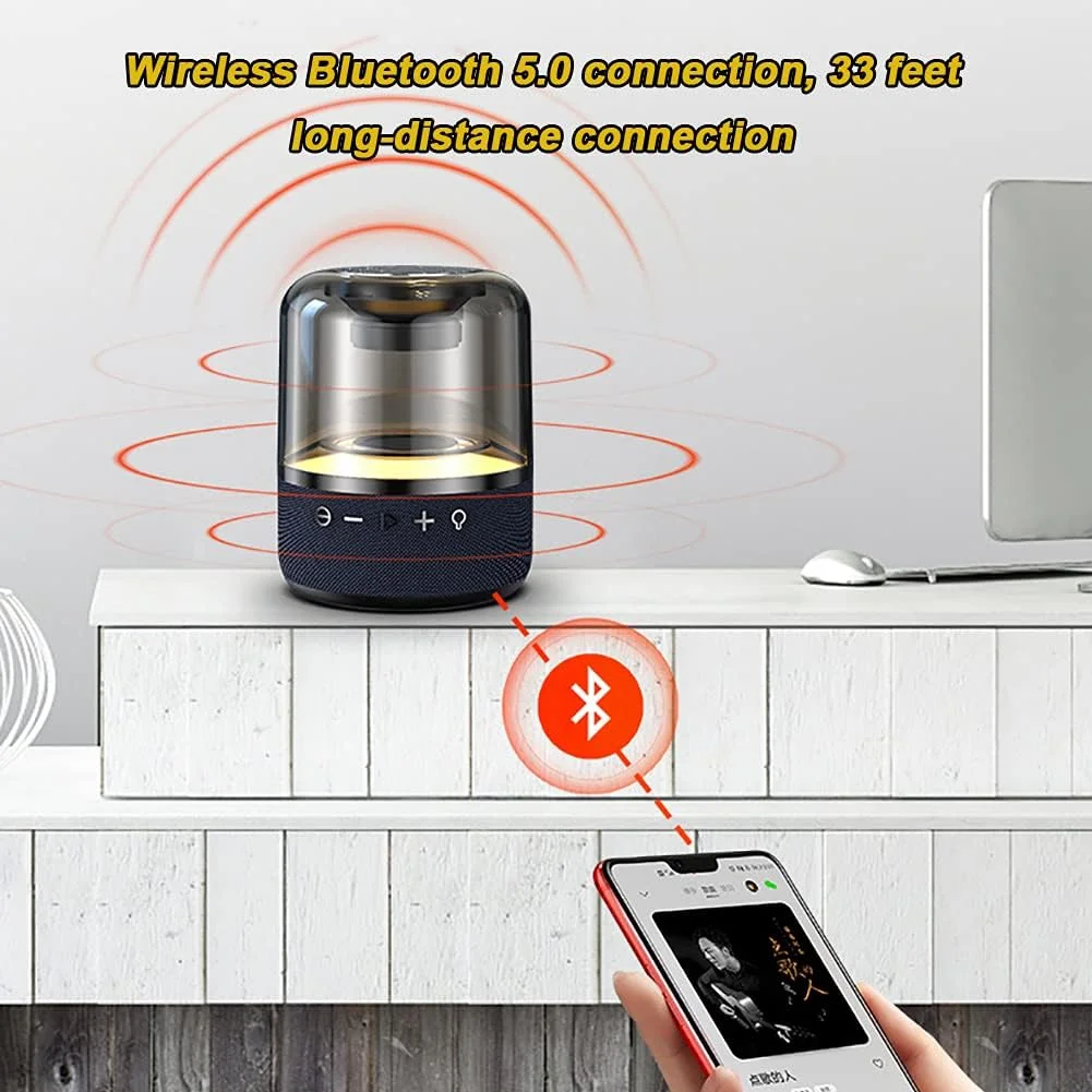 اسپیکر رومیزی کامپیوتر LZFuiop، بلوتوث 5.0 RGB Hi-Fi استریو با اسپیکر گیمینگ USB، ورودی 3.5 میلیمتری، کارت TF، اتصال متقابل دو دستگاه TWS اسپیکر رومیزی کامپیوتر LZFuiop، بلوتوث 5.0 RGB Hi-Fi استریو با اسپیکر گیمینگ USB، ورودی 3.5 میلیمتری، کارت TF، اتصال متقابل دو دستگاه TWS