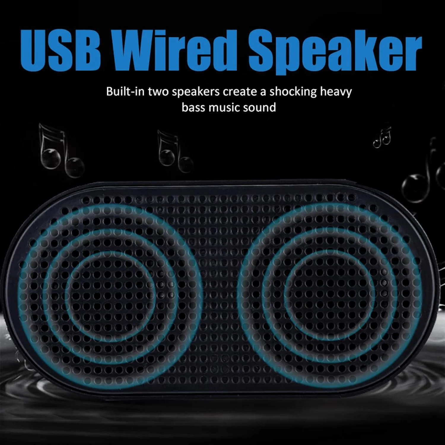 اسپیکر دوگانه USB سیمی Luqeeg، موسیقی باس سنگین، منبع تغذیه یکپارچه و اسپیکر سیمی مینی قابل حمل، سازگاری گسترده برای کامپیوتر رومیزی و کامپیوتر نوت بوک اسپیکر دوگانه USB سیمی Luqeeg، موسیقی باس سنگین، منبع تغذیه یکپارچه و اسپیکر سیمی مینی قابل حمل، سازگاری گسترده برای کامپیوتر رومیزی و کامپیوتر نوت بوک