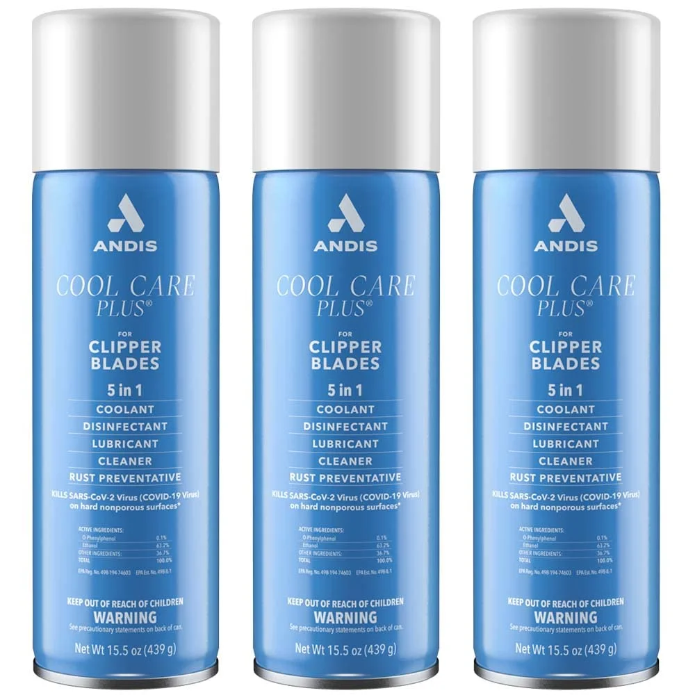 اسپری خنک کننده، ضدعفونی کننده و روان کننده تیغه ماشین اصلاح 5 در 1 اندیس مدل Cool Care Plus، بسته 3 عددی CL-12750