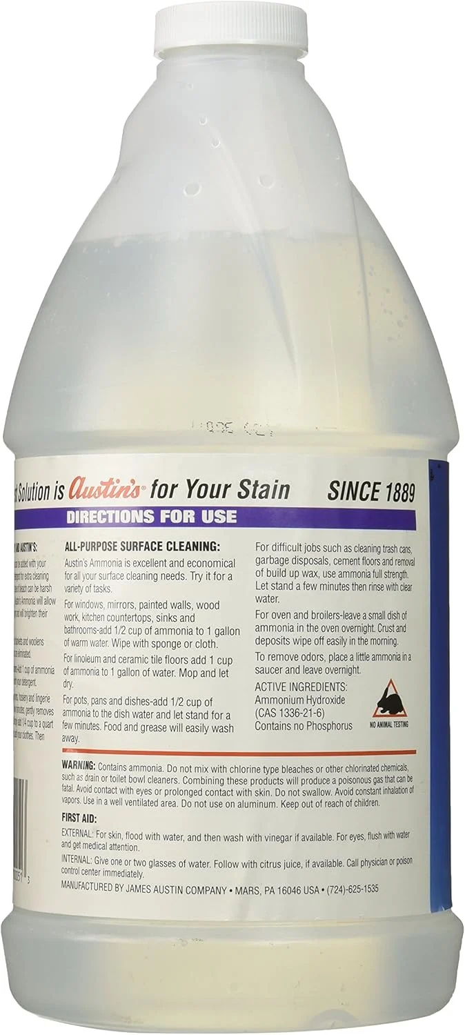 مایع پاک کننده چند منظوره آمونیاک آستین مدل 00051 - 1.89 لیتر مایع پاک کننده چند منظوره آمونیاک آستین مدل 00051 - 1.89 لیتر