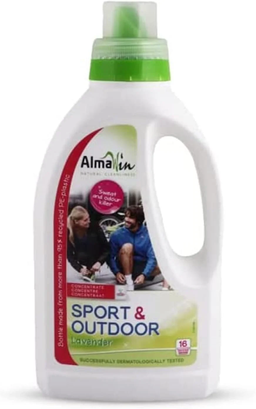 مایع لباسشویی ورزشی و فضای باز طبیعی و ارگانیک آلماوین - اسطوخودوس 750 میلی لیتر