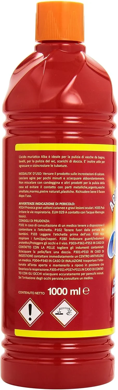 اسید موریاتیک آلبا 1 لیتری