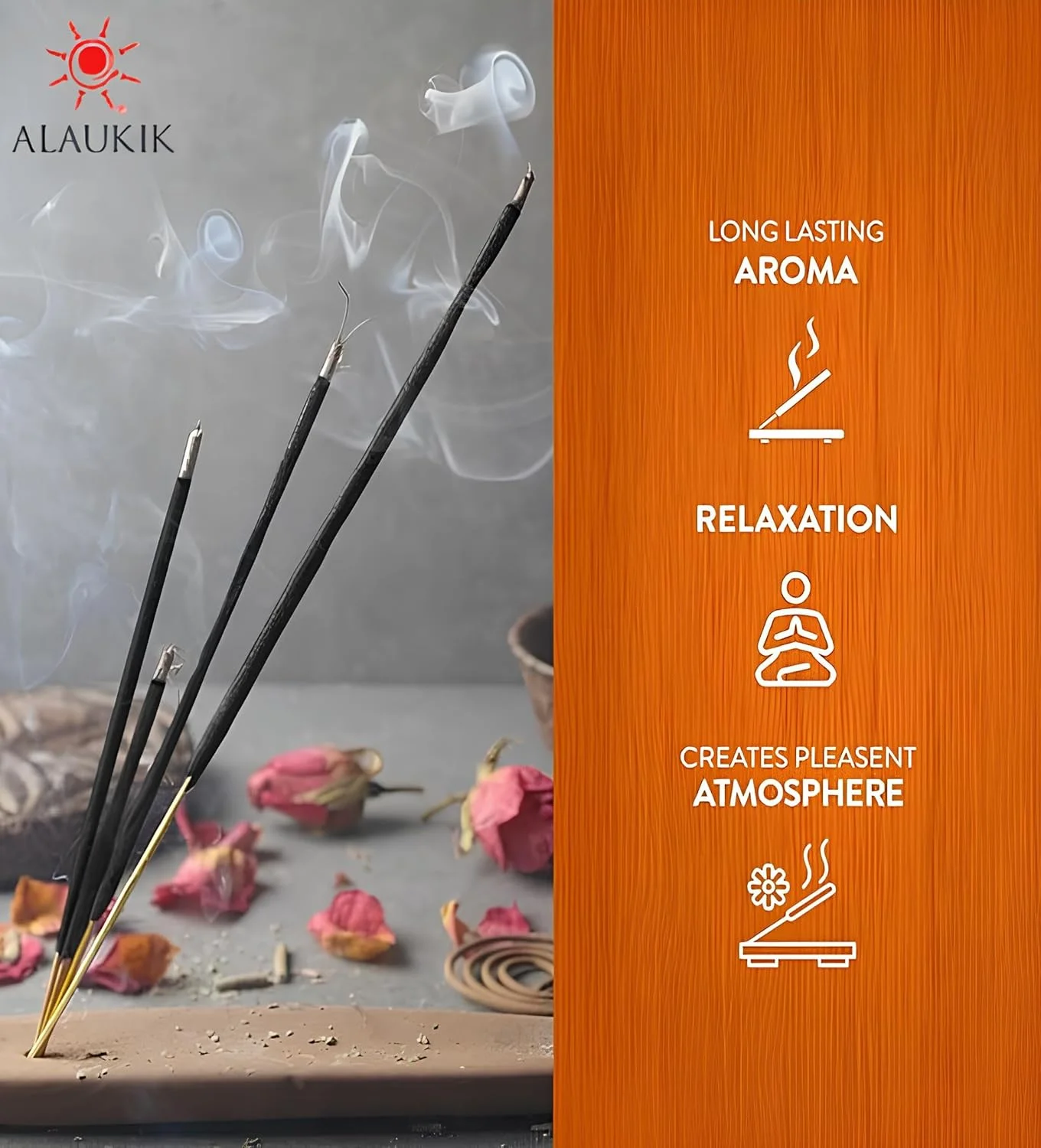 عودهای خوشبو آلاوکیک مدل AMAZING AMERICA | رایحه ای آرامش بخش برای عطر و آرامش - 50 گرم