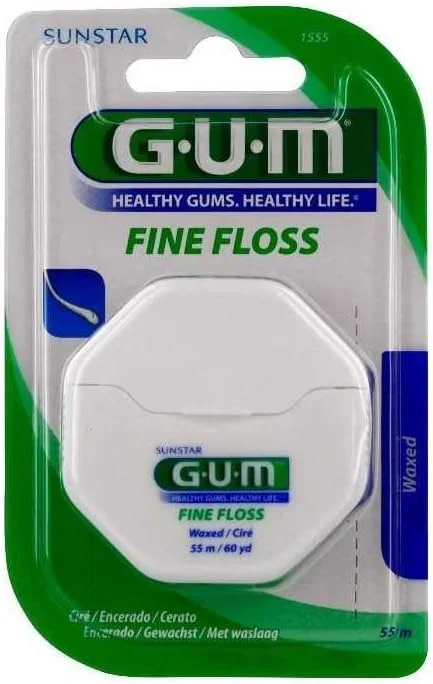 نخ دندان نازک موم دار Gum، 55 متری نخ دندان نازک موم دار Gum، 55 متری