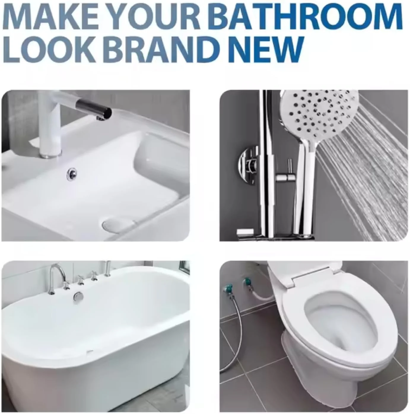 محلول پاک کننده چند منظوره سطوح حمام 100 میلی لیتری - فرمول اسید سیتریک، کم بو، بسیار موثر بر روی سطوح سرامیکی، ایده آل برای توالت، شیرآلات و محلول های تمیز کننده حمام