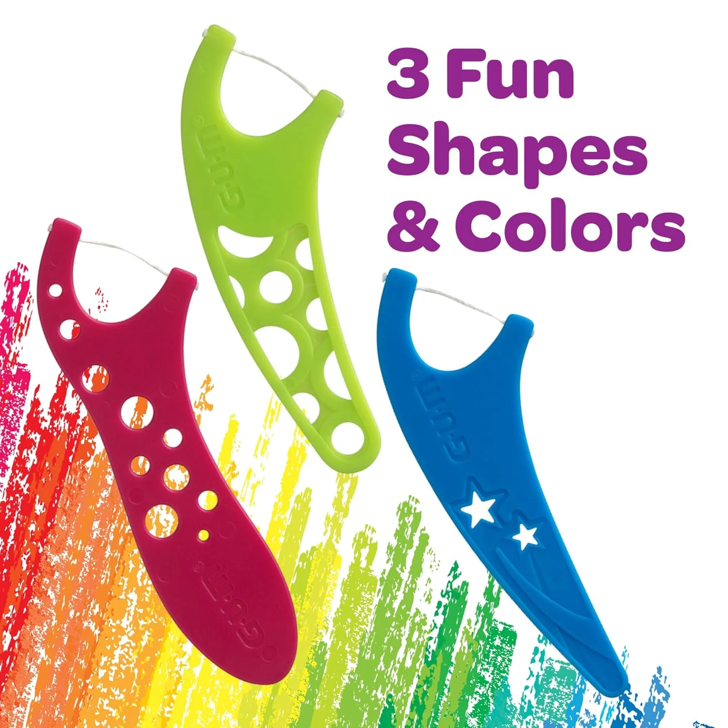 نخ دندان کودکان کرایولا GUM-897، طعم انگور، پوشش فلوراید، 3 سال به بالا، 75 عدد نخ دندان کودکان کرایولا GUM-897، طعم انگور، پوشش فلوراید، 3 سال به بالا، 75 عدد