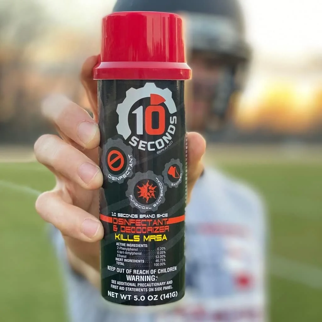 ضدعفونی کننده و خوشبو کننده کفش 10 ثانیه 148 میلی لیتر - موثر در برابر باکتری ها، قارچ ها، کپک و قارچ های سطحی