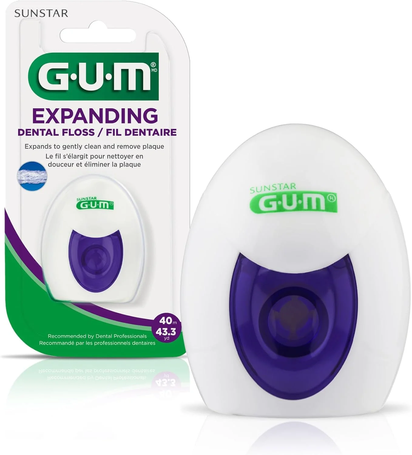 نخ دندان منبسط شونده GUM Deep Clean - نخ دندان بافته شده موم دار - حذف موثر پلاک برای دندان های فشرده - بدون طعم نخ دندان منبسط شونده GUM Deep Clean - نخ دندان بافته شده موم دار - حذف موثر پلاک برای دندان های فشرده - بدون طعم