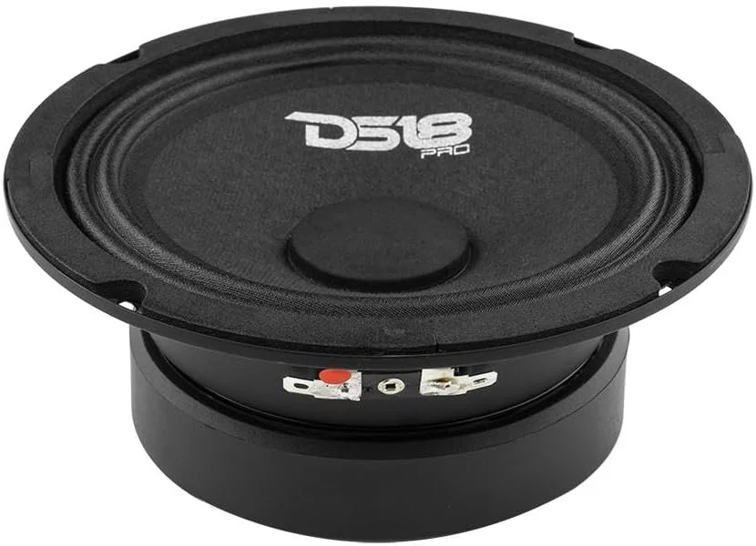 بلندگوی DS18 PRO-GM6SE - 6.5 اینچ، میان رده، پشت بسته، حداکثر 480 وات، 140 وات RMS، 8 اهم - بلندگوهای صوتی با کیفیت عالی برای سیستم صوتی استریو خودرو یا کامیون (1 عدد بلندگو)