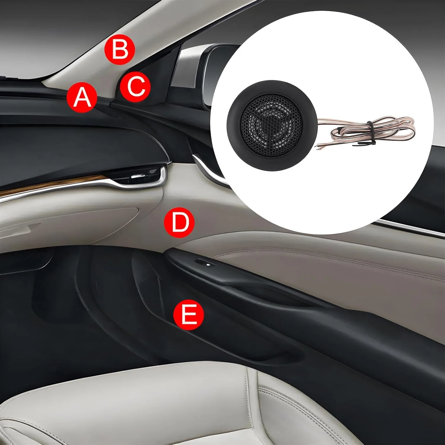 توییترهای خودرو DriSentri، 2 عدد بلندگوهای استریو خودرو 12 ولت 800 وات با راندمان بالا، بلندگوهای توییتر گنبدی کوچک برای لوازم جانبی سیستم صوتی خودرو توییترهای خودرو DriSentri، 2 عدد بلندگوهای استریو خودرو 12 ولت 800 وات با راندمان بالا، بلندگوهای توییتر گنبدی کوچک برای لوازم جانبی سیستم صوتی خودرو