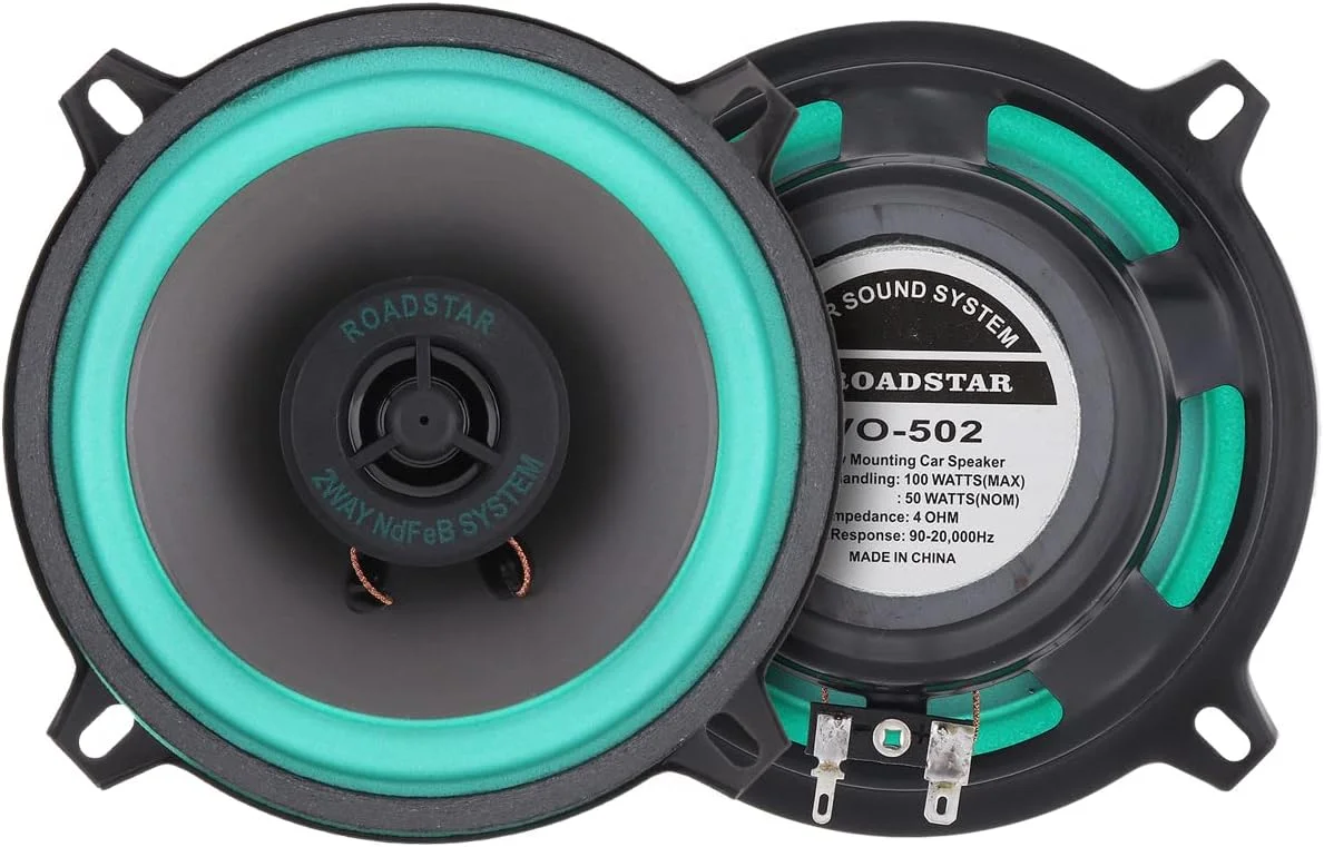 بلندگوهای خودرو DriSentri، دو عدد 5 اینچی 100 واتی، بلندگوی کواکسیال HiFi جهانی خودرو، درب خودرو، استریو صوتی اتوماتیک، بلندگوی فرکانس کامل بلندگوهای خودرو DriSentri، دو عدد 5 اینچی 100 واتی، بلندگوی کواکسیال HiFi جهانی خودرو، درب خودرو، استریو صوتی اتوماتیک، بلندگوی فرکانس کامل