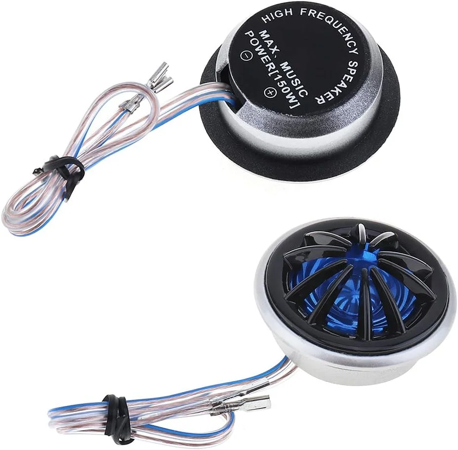 بلندگوهای تیوتر خودرو DriSentri، 2 عدد 150 وات مدل YH-66، بلندگوی تیوتر گنبدی بوق خودرو، بلندگوی سه گانه استریو خودرو برای اتومبیل