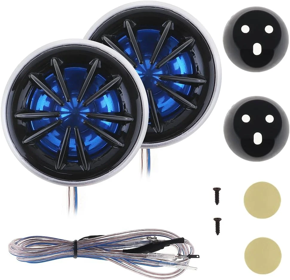 بلندگوهای تیوتر خودرو DriSentri، 2 عدد 150 وات مدل YH-66، بلندگوی تیوتر گنبدی بوق خودرو، بلندگوی سه گانه استریو خودرو برای اتومبیل