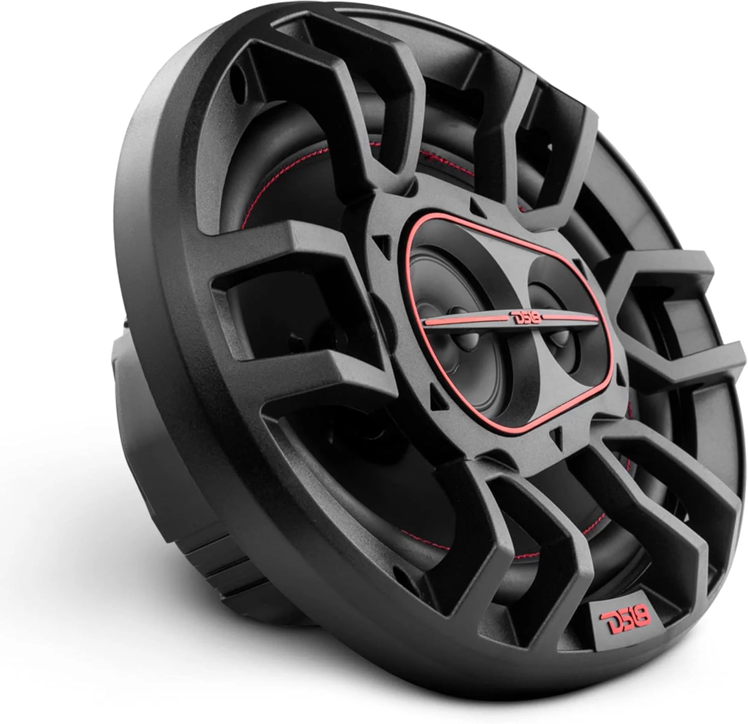 بلندگوهای کواکسیال 3 طرفه DS18 G6.9Xi GEN-X 6x9 اینچ 180 وات 4 اهم با توییترهای گنبدی مایلار - دارای توری - بلندگوی فول رنج عالی برای سیستم صوتی استریو خودرو - یک جفت