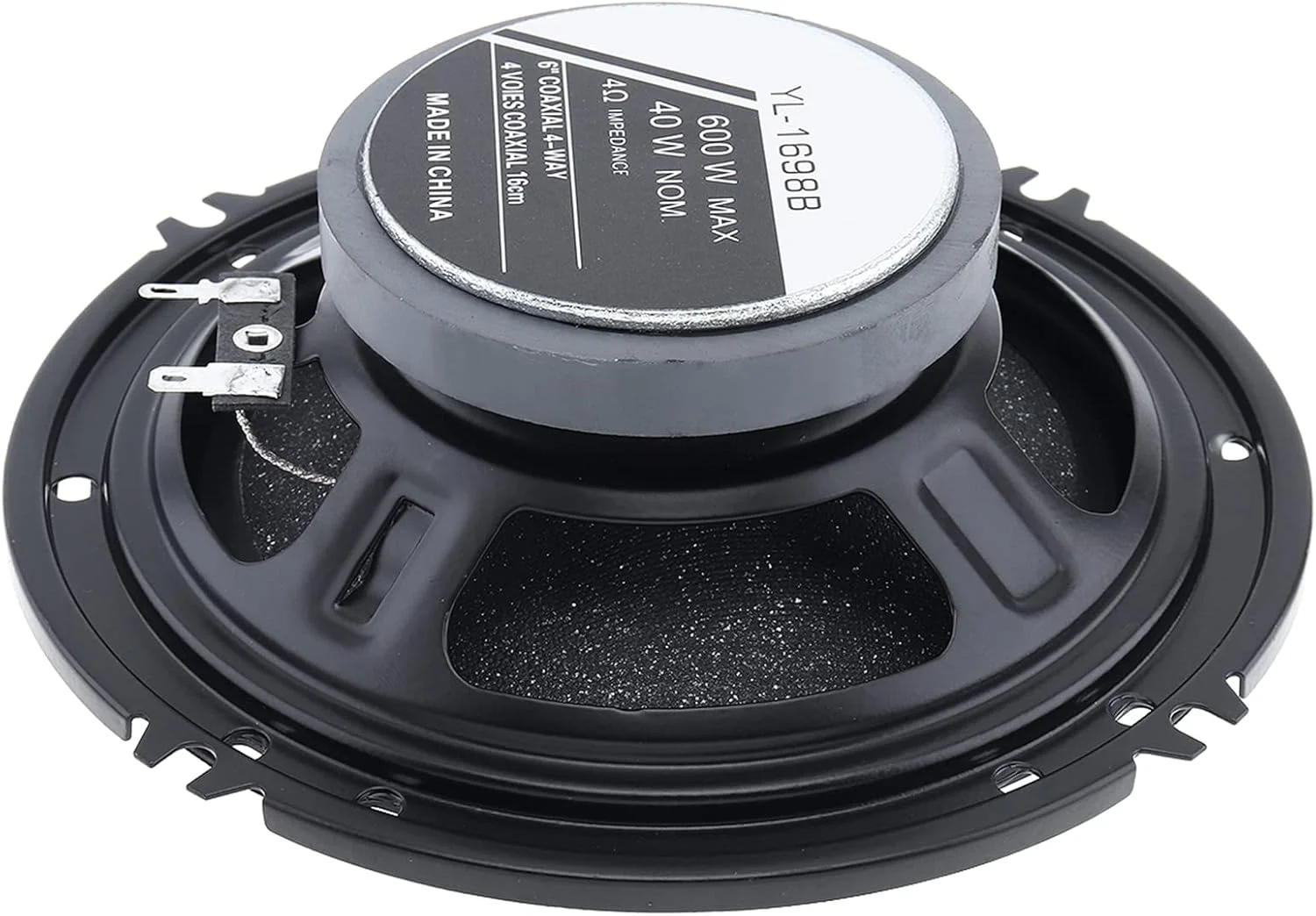 بلندگوهای خودرو فافیسی 6 اینچی، بلندگوهای کواکسیال با تریبل روشن، باریتون دلنشین و بیس عمیق، استریو صوتی 600 واتی با دامنه کامل، ساخته شده از مواد سخت فلزی مصنوعی PE، دو درایور بلندگوهای خودرو فافیسی 6 اینچی، بلندگوهای کواکسیال با تریبل روشن، باریتون دلنشین و بیس عمیق، استریو صوتی 600 واتی با دامنه کامل، ساخته شده از مواد سخت فلزی مصنوعی PE، دو درایور