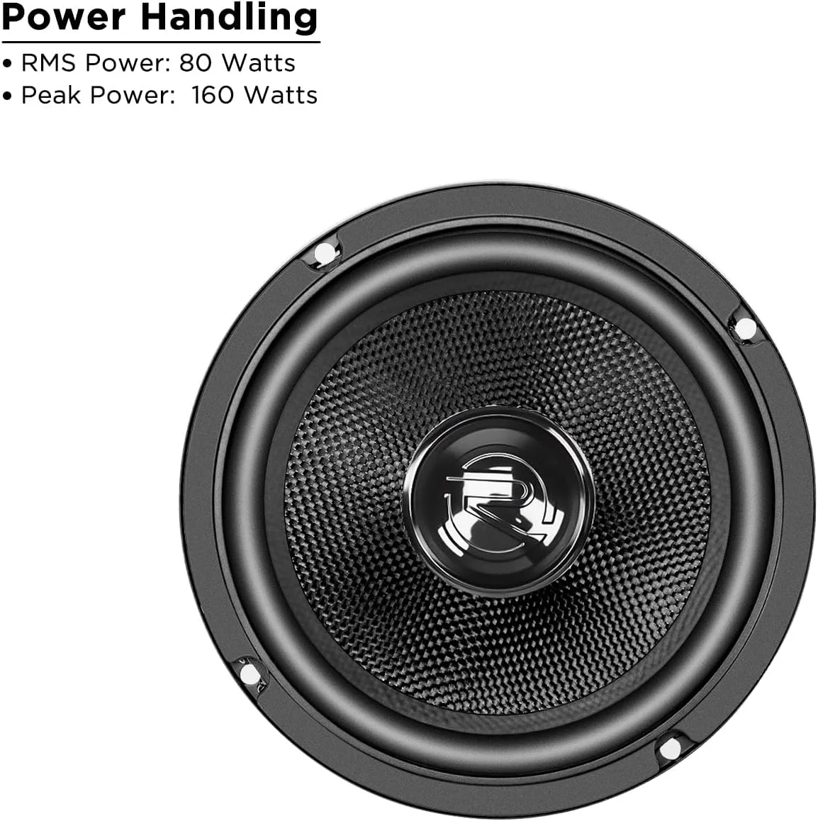 سیستم بلندگوی کامپوننت خودرو RECOIL RMC65 سری Echo Plus، سایز 6.5 اینچ، حداکثر توان 320 وات (جفت) به همراه تیوتر گنبدی ابریشمی 1 اینچی