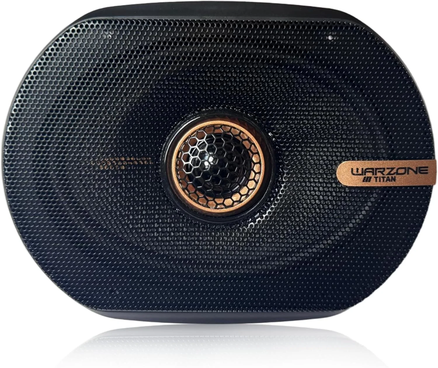 جفت بلندگوی سوپر کواکسیال 6x8 اینچی Warzone 2X WZ68PTi، 4 اهم، حداکثر 480 وات، 160 وات RMS، حساسیت 92dB، ووفر فریت و تیوتر گنبدی PEI برای سیستم صوتی حرفه ای خودرو