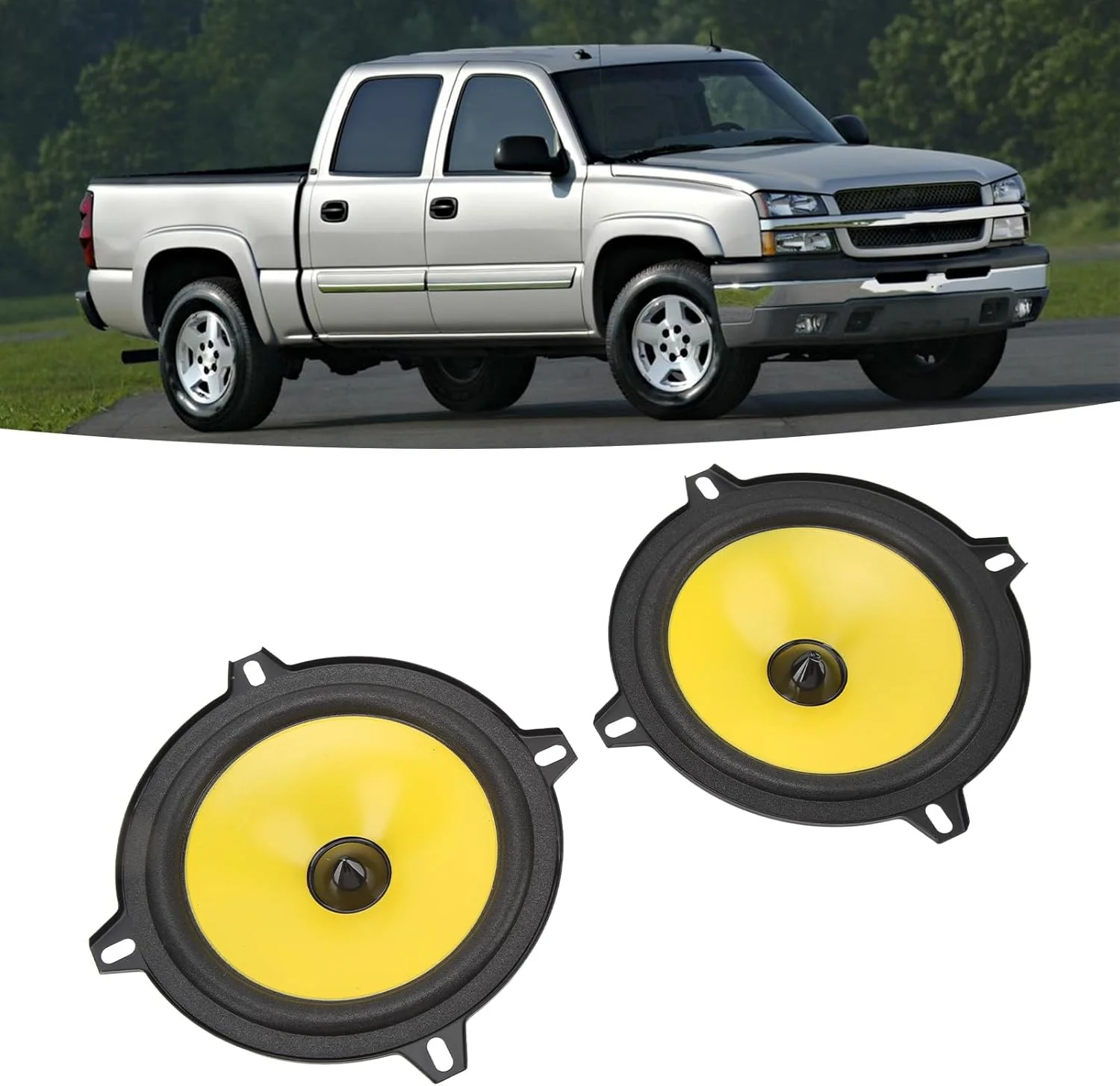 بلندگوی ۴ طرفه چییاک ۴۰۰ وات، بلندگوی استریو ۵ اینچی با صدای کامل، بوق، بیس فوق العاده بلند، زمان پخش طولانی، فراگیر برای خودروها، RV، بادوام و ضد رطوبت