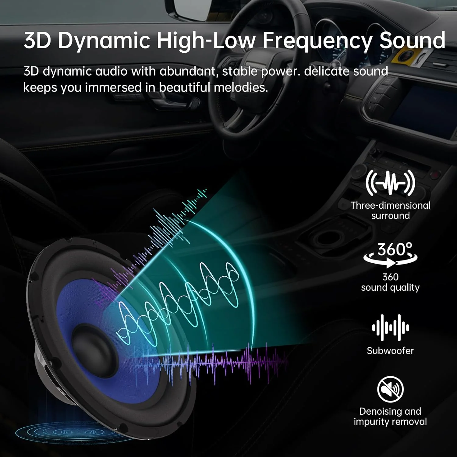 بلندگوی ووفر 10 اینچی دریسنتری، بلندگوی استریوی صوتی خودرو با پاسخ فرکانسی گسترده برای سیستم صوتی خودرو/سینماهای خانگی، آبی بلندگوی ووفر 10 اینچی دریسنتری، بلندگوی استریوی صوتی خودرو با پاسخ فرکانسی گسترده برای سیستم صوتی خودرو/سینماهای خانگی، آبی