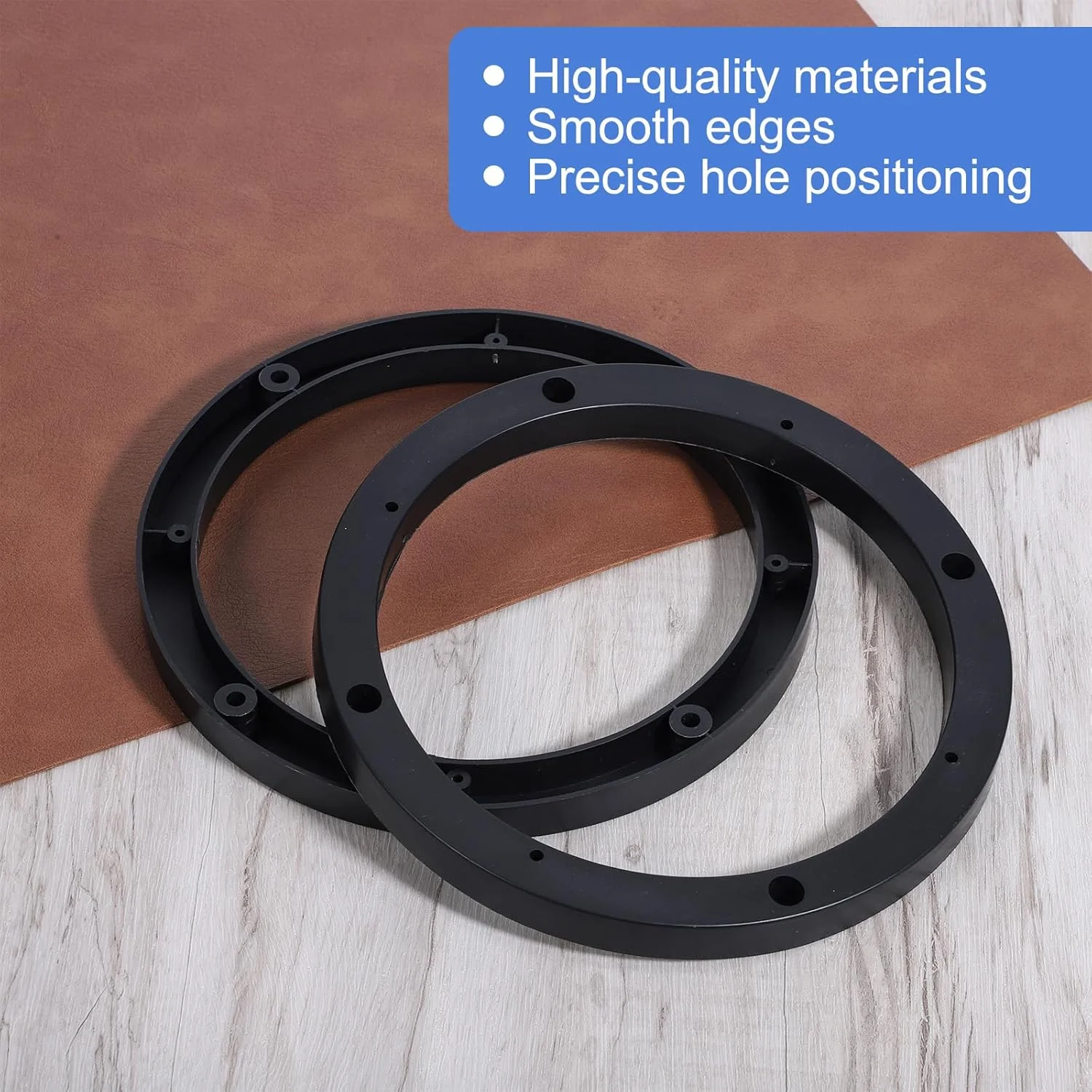 2 عدد حلقه فاصله دهنده بلندگو پلاستیکی، حلقه آداپتور 6.5 اینچی براکت نصب بلندگوی درب خودرو، آداپتور فاصله دهنده حلقه نصب بلندگو برای ساب ووفر 6.5 اینچی، حلقه های بلندگو 6.5 اینچی جهانی برای خودرو، مشکی 2 عدد حلقه فاصله دهنده بلندگو پلاستیکی، حلقه آداپتور 6.5 اینچی براکت نصب بلندگوی درب خودرو، آداپتور فاصله دهنده حلقه نصب بلندگو برای ساب ووفر 6.5 اینچی، حلقه های بلندگو 6.5 اینچی جهانی برای خودرو، مشکی