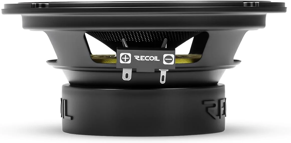 سیستم بلندگوی کامپوننت خودرو RECOIL RMC65 سری Echo Plus، سایز 6.5 اینچ، حداکثر توان 320 وات (جفت) به همراه تیوتر گنبدی ابریشمی 1 اینچی
