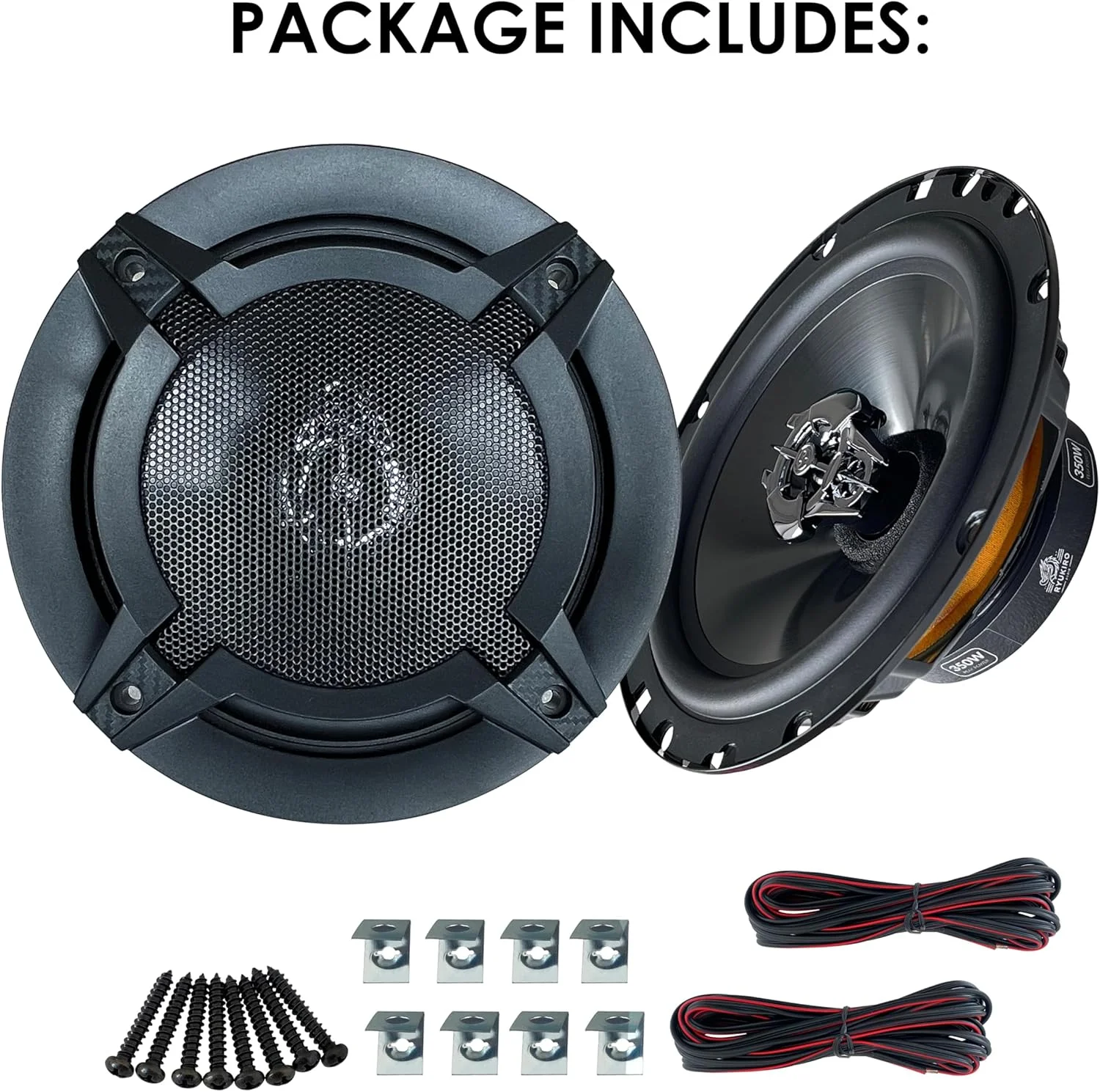 بلندگوی کواکسیال 3 طرفه 6.5 اینچی 350 واتی Ryukiro (یک جفت) تیوتر و مید ووفر فول رنج برای سیستم صوتی خودرو بلندگوی کواکسیال 3 طرفه 6.5 اینچی 350 واتی Ryukiro (یک جفت) تیوتر و مید ووفر فول رنج برای سیستم صوتی خودرو