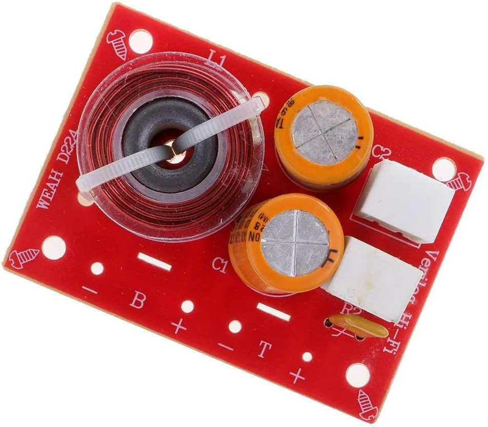 دولا تک 2 عددی توزیع کننده فرکانس زیر و بم 80 واتی برای بلندگوهای خانگی و بلندگوهای خودرو DIY