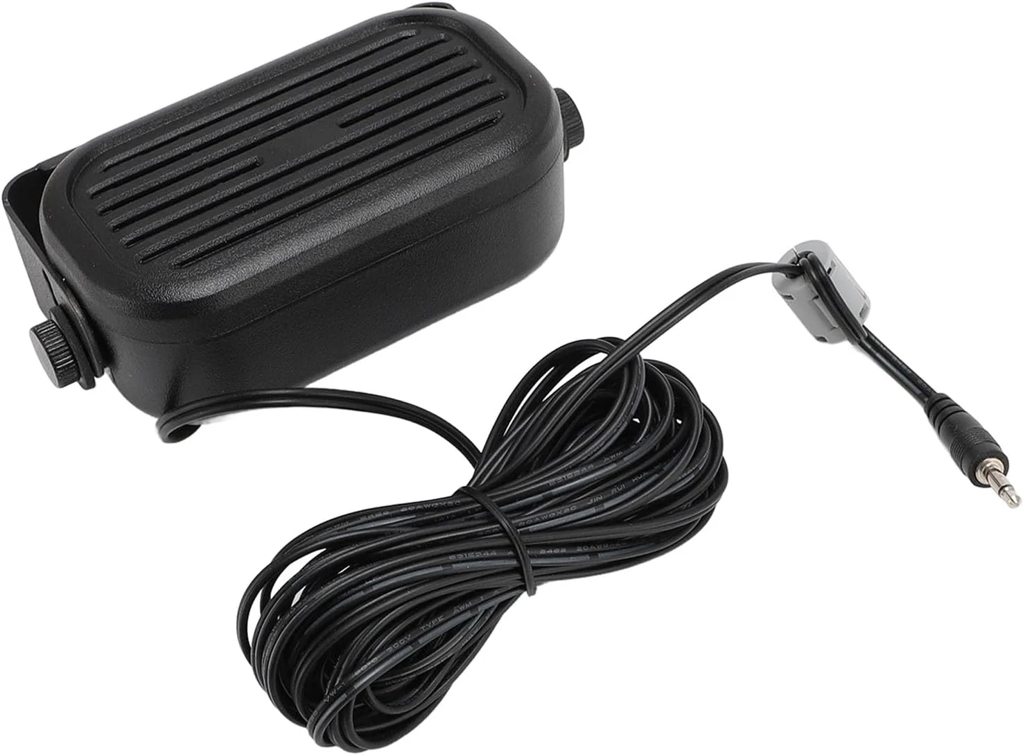 بلندگوی خارجی خودرو Depisuta SP35L با جک 3.5 میلی‌متری، صدای بلند و واضح 5 وات، کابل 4.5 متری به همراه براکت نصب، بلندگوی کوچک قابل حمل برای تلویزیون، لپ‌تاپ، رادیو خودرو، رادیو آماتور، CB