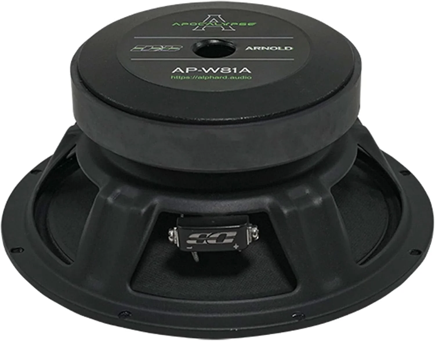 بلندگوهای میدبیس 8 اینچی داف بونس، سیستم صوتی خودرو 1000 وات 4 اهم مدل Apocalypse AP-W81A (یک جفت) بلندگوهای میدبیس 8 اینچی داف بونس، سیستم صوتی خودرو 1000 وات 4 اهم مدل Apocalypse AP-W81A (یک جفت)