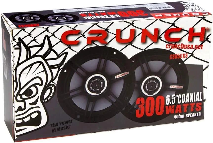 بلندگوی خودرو فول رنج 3-Way با نصب کم عمق Crunch CS65CXS، 6.5 اینچ، مشکی بلندگوی خودرو فول رنج 3-Way با نصب کم عمق Crunch CS65CXS، 6.5 اینچ، مشکی