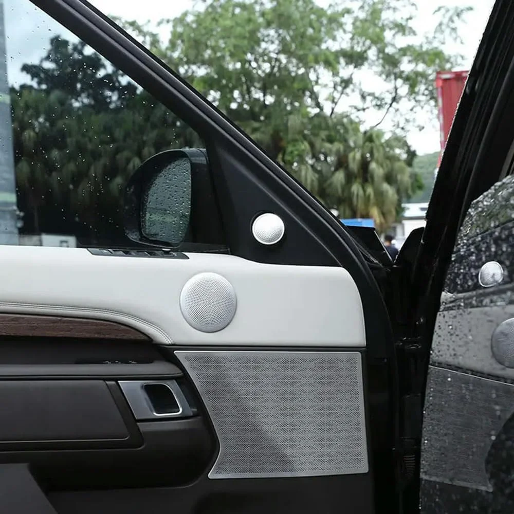 تزئین روکش بلندگوی خودرو Conpert برای لندروور دیسکاوری 5 LR5 L462 2017-2023، برچسب تزئینی روکش تیوتر درب خودرو