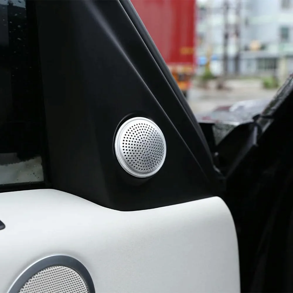 تزئین روکش بلندگوی خودرو Conpert برای لندروور دیسکاوری 5 LR5 L462 2017-2023، برچسب تزئینی روکش تیوتر درب خودرو