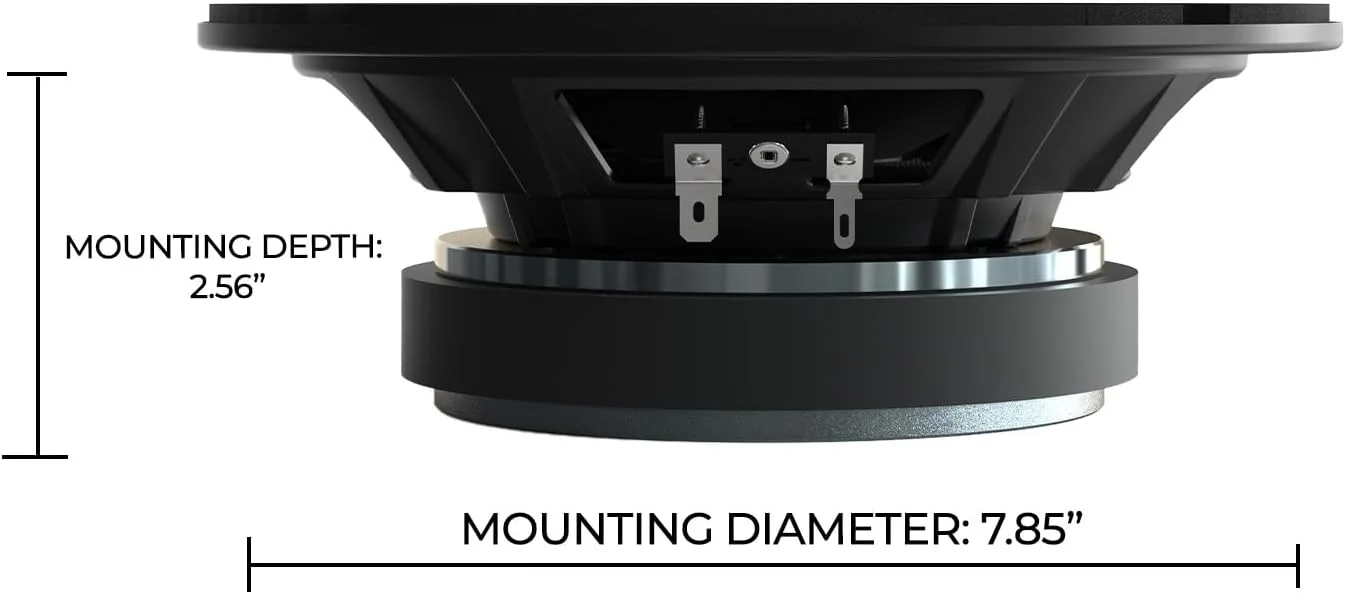 بلندگوهای گلولهای میان رده باریک 8 اینچی ORION Cobalt CSH85، حداکثر توان 1000 وات، 250 وات RMS، 4 اهم - بلندگوهای میان رده حرفهای خودرو با نصب کم عمق (جفت) بلندگوهای گلولهای میان رده باریک 8 اینچی ORION Cobalt CSH85، حداکثر توان 1000 وات، 250 وات RMS، 4 اهم - بلندگوهای میان رده حرفهای خودرو با نصب کم عمق (جفت)