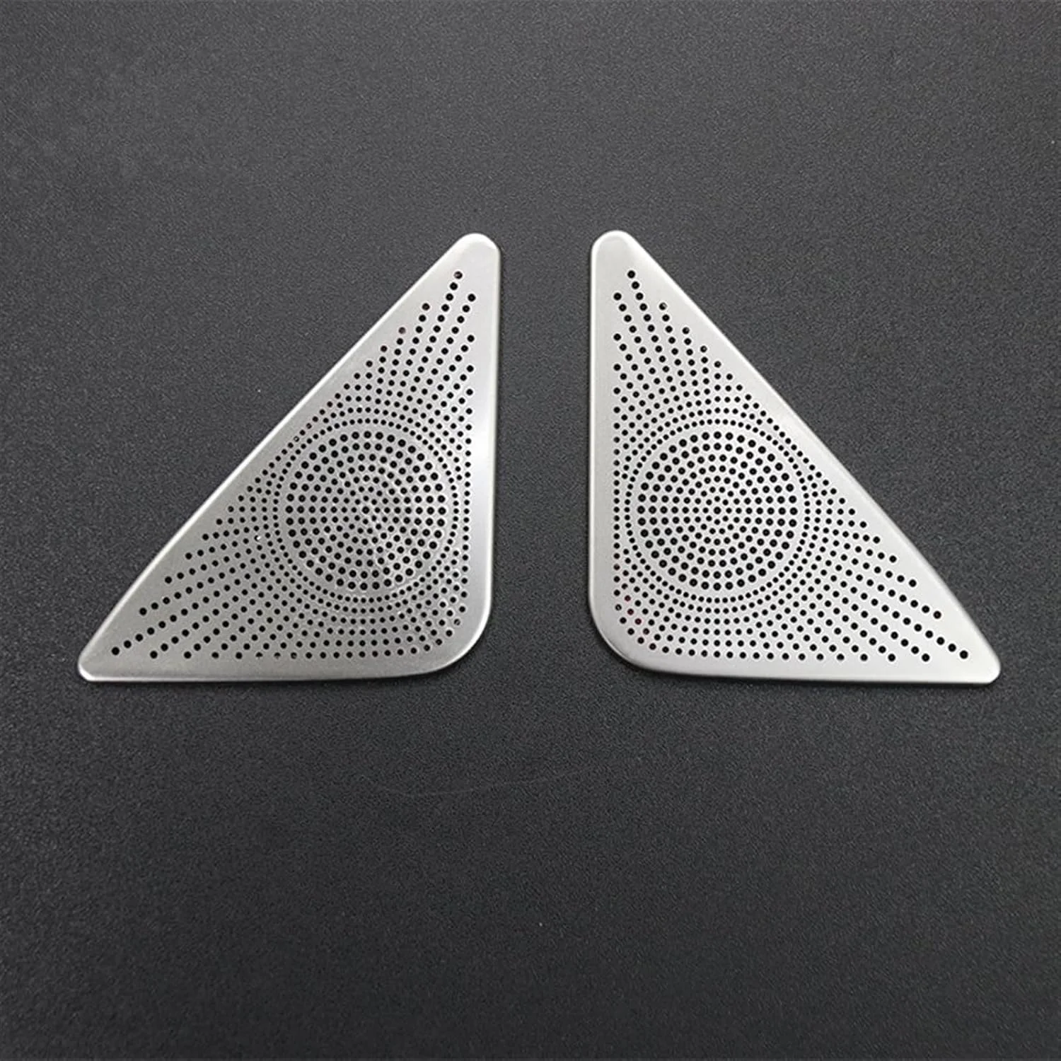 توییتر بلندگوی خودرو CHEFRU سازگار با Q3 مدل‌های 2013 2014 2015 2016 2017 2018، استیکر ستون B پنجره، تریم، پوشش بلندگوی صوتی درب، لوازم جانبی داخلی (رنگ1)