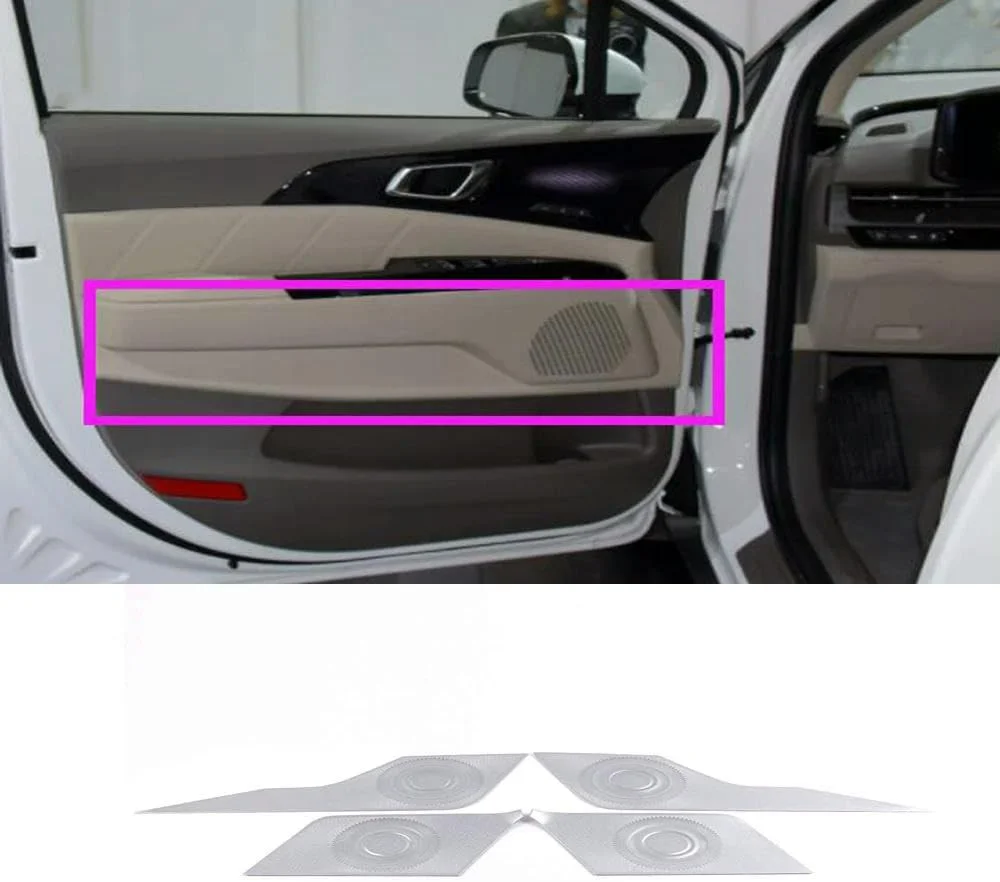 تزئین روکش بلندگوی خودرو Conpert برای کیا کارناوال KA4 2021-2022، قاب تزئینی روکش بلندگوی چراغ مطالعه داشبورد پد درب خودرو