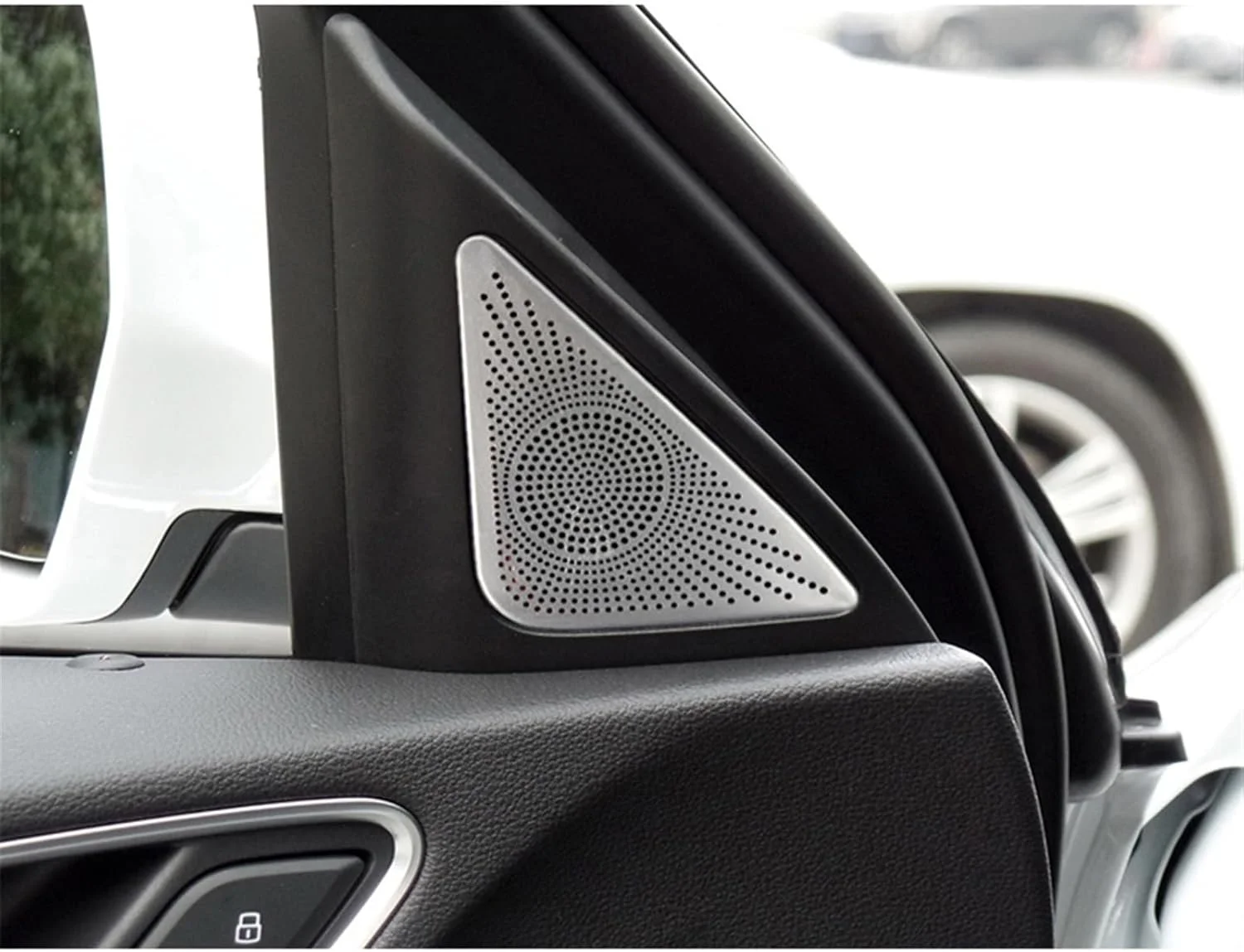 توییتر بلندگوی خودرو CHEFRU سازگار با Q3 مدلهای 2013 2014 2015 2016 2017 2018، استیکر ستون B پنجره، تریم، پوشش بلندگوی صوتی درب، لوازم جانبی داخلی (رنگ1) توییتر بلندگوی خودرو CHEFRU سازگار با Q3 مدلهای 2013 2014 2015 2016 2017 2018، استیکر ستون B پنجره، تریم، پوشش بلندگوی صوتی درب، لوازم جانبی داخلی (رنگ1)