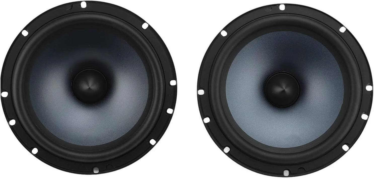 ست بلندگوی کامپوننت Brilluxa، بلندگوهای درب خودرو 6.5 اینچی، کیت بلندگوی صوتی جلوی خودرو، سیستم بلندگوی خودرو 4 اهم 500 وات با ووفر و تیوتر میان رده