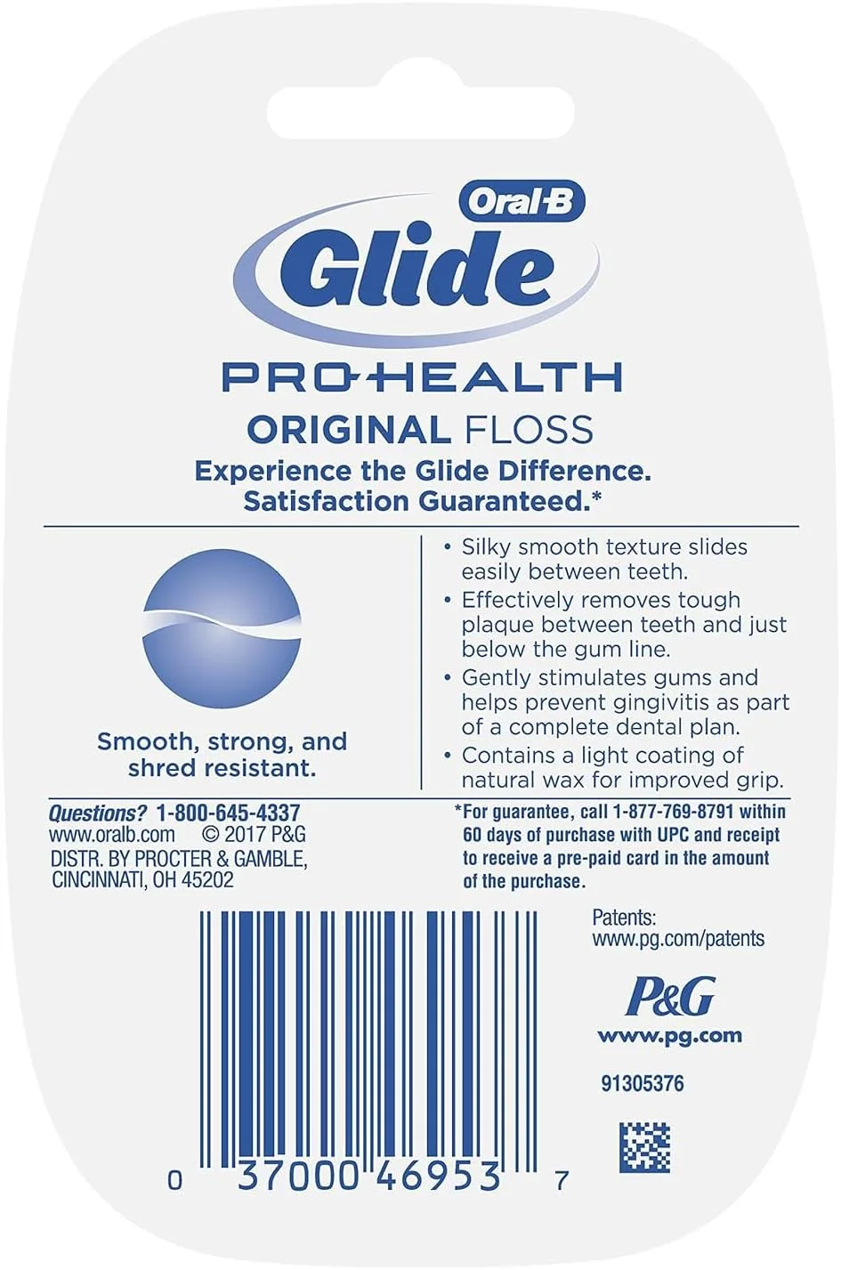 نخ دندان اورال بی گلاید پرو-هلث، اورجینال، 50 متر (بسته 2 عددی)