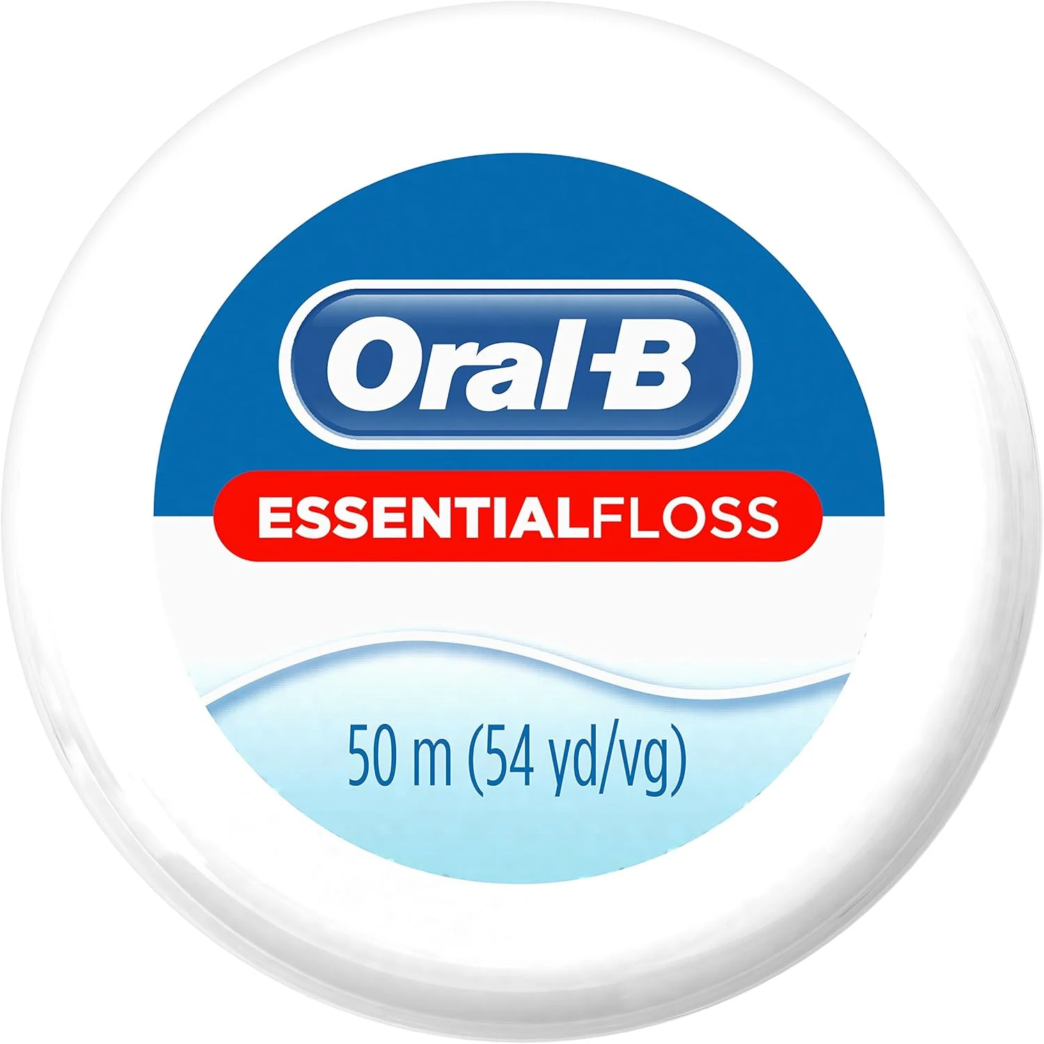 نخ دندان اورال-بی EssentialFloss برای محافظت از پوسیدگی، 50 متر، بسته 24 عددی