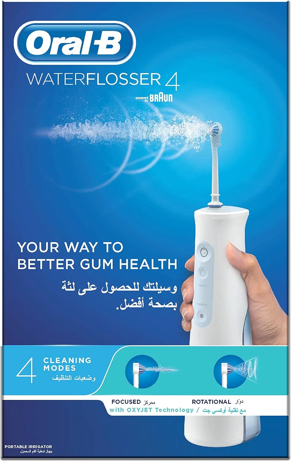 واترجت دهان شوی بی سیم اورال-بی آکواکر 4 با فناوری اکسی جت و 4 حالت تمیز کردن