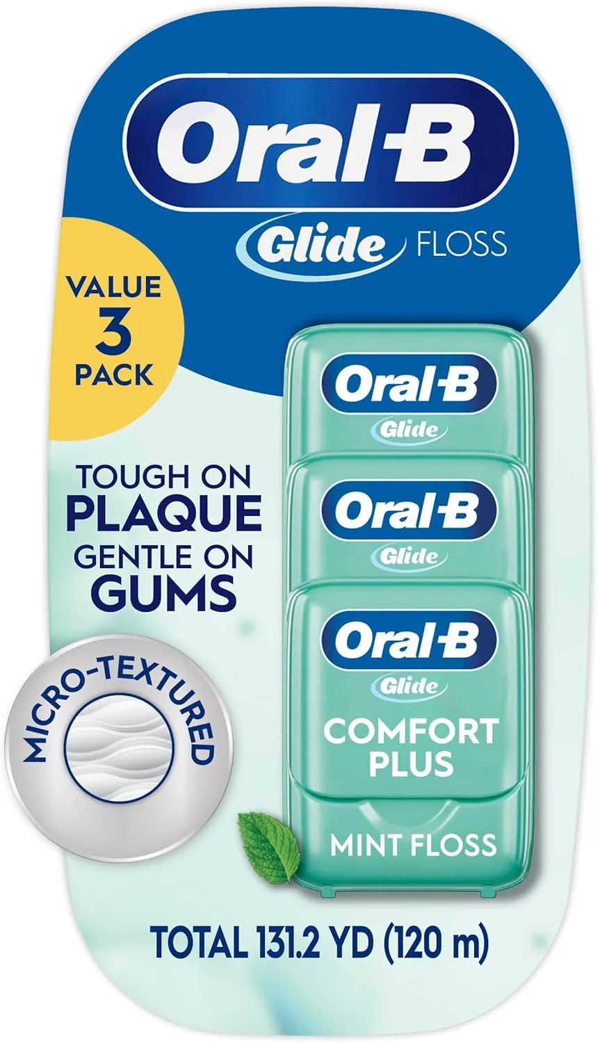 نخ دندان Oral-B Glide Pro-Health Comfort Plus، نعنایی نخ دندان Oral-B Glide Pro-Health Comfort Plus، نعنایی