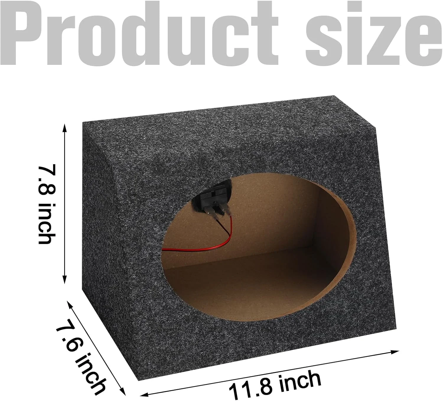 جعبه بلندگوی زاویه دار خودرو BBTO، 2 عدد، 6x9 اینچ، محفظه بلندگوی خودرو، جعبه بلندگوی کامیون با ساختار محکم برای لوازم صوتی ساب ووفر خودرو جعبه بلندگوی زاویه دار خودرو BBTO، 2 عدد، 6x9 اینچ، محفظه بلندگوی خودرو، جعبه بلندگوی کامیون با ساختار محکم برای لوازم صوتی ساب ووفر خودرو