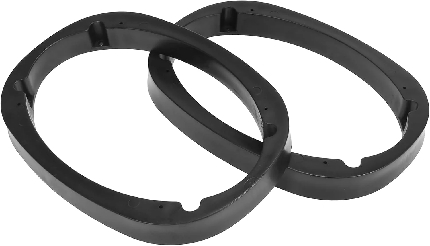 X AUTOHAUX یک جفت حلقه بلندگو توخالی مشکی جهانی برای بلندگوهای 6"x9" پلاستیکی با ضخامت 25 میلی متر