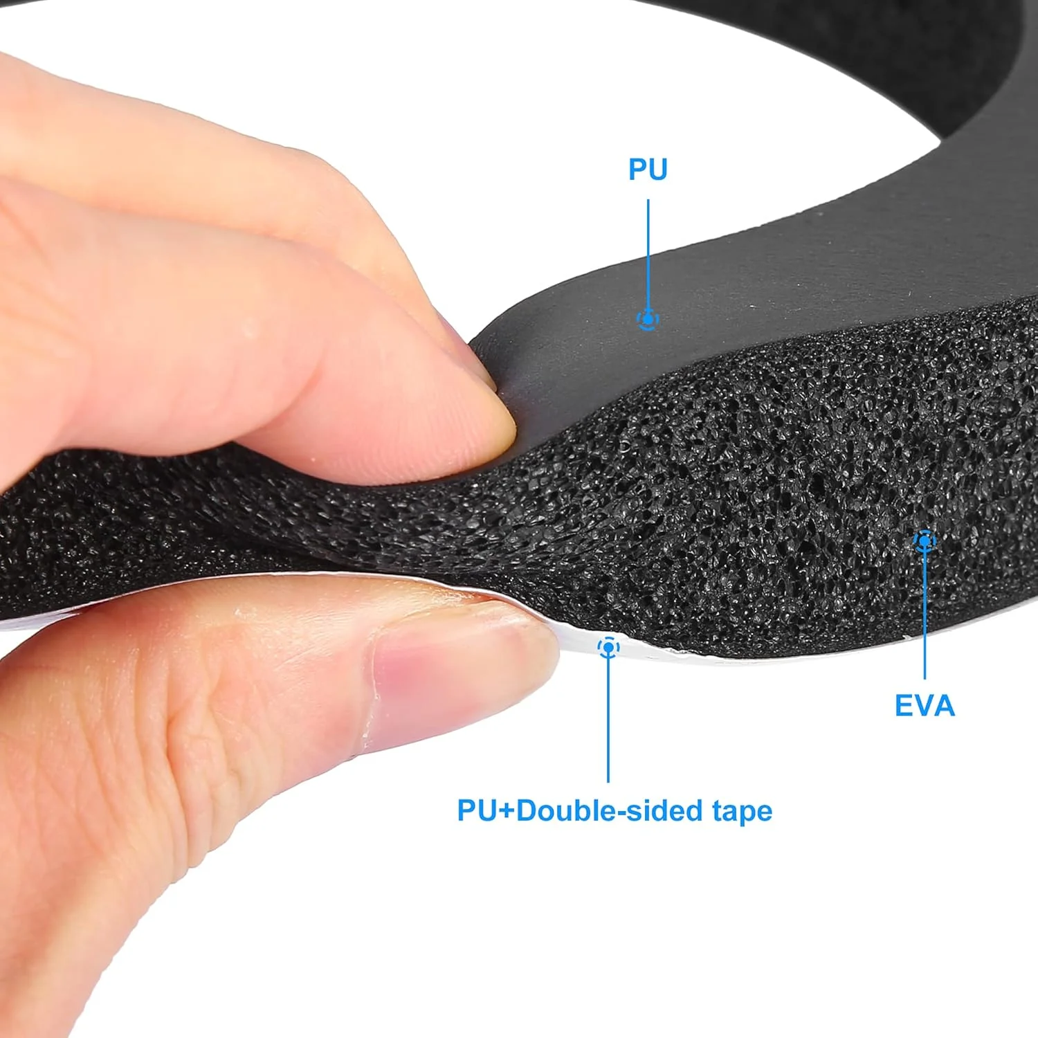 X AUTOHAUX 4 عدد حلقه اسفنجی فوم عایق صدا برای بلندگوهای استریوی درب خودرو، مناسب برای بلندگوهای 6، 6.25، 6.5، 6.75 و 7 اینچی، دارای چسب خودکار X AUTOHAUX 4 عدد حلقه اسفنجی فوم عایق صدا برای بلندگوهای استریوی درب خودرو، مناسب برای بلندگوهای 6، 6.25، 6.5، 6.75 و 7 اینچی، دارای چسب خودکار