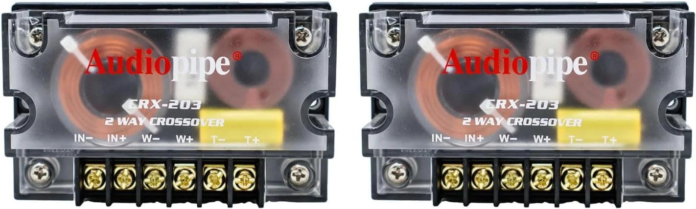 کراس اوور 2 طرفه 300 واتی Audiopipe - (بسته 2 عددی) پسیو برای بلندگو، تیوتر، میدرنج و فرکانس های بالا مدل CRX-203 کراس اوور 2 طرفه 300 واتی Audiopipe - (بسته 2 عددی) پسیو برای بلندگو، تیوتر، میدرنج و فرکانس های بالا مدل CRX-203