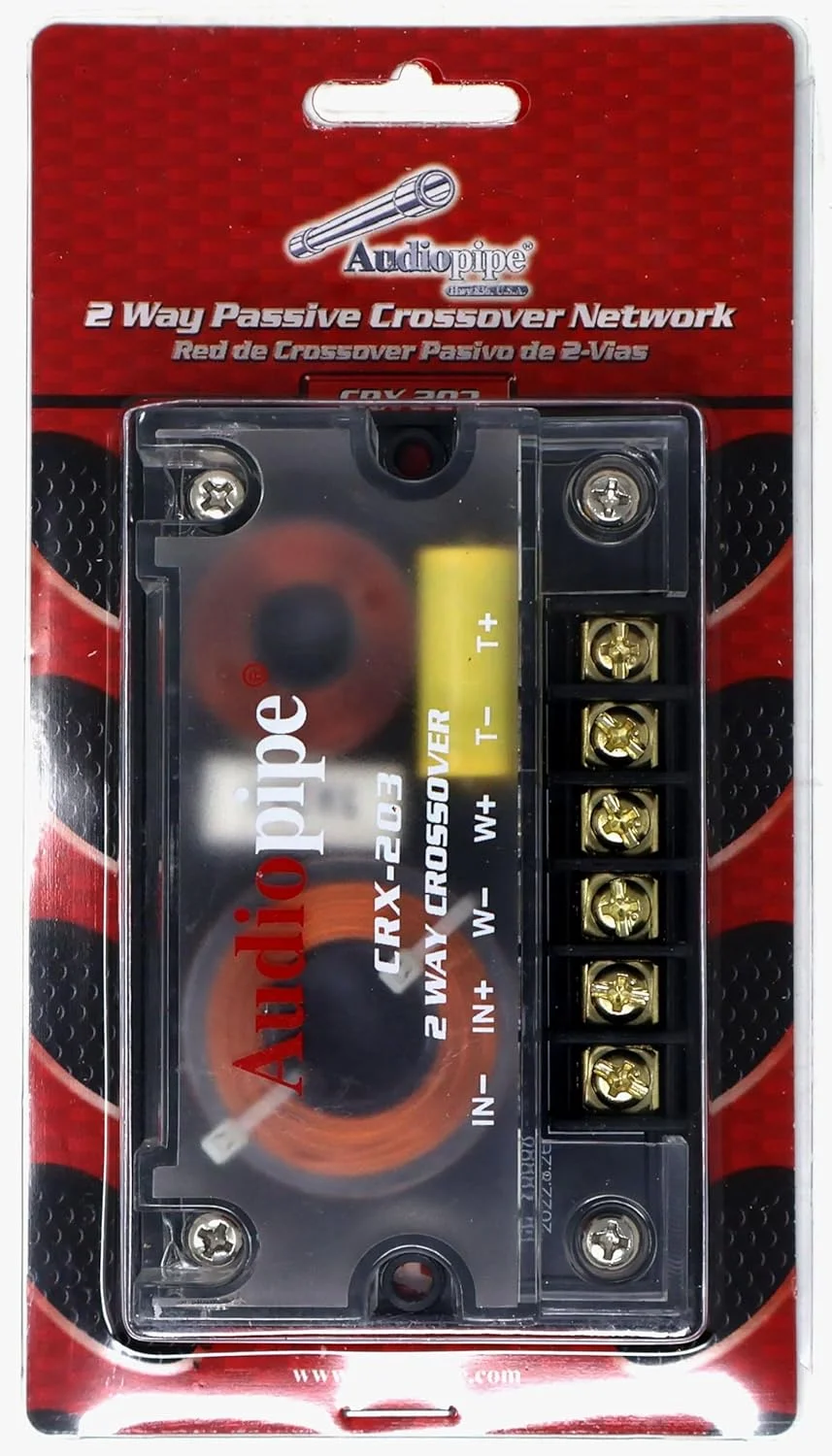 کراس اوور 2 طرفه 300 واتی Audiopipe - (بسته 2 عددی) پسیو برای بلندگو، تیوتر، میدرنج و فرکانس های بالا مدل CRX-203 کراس اوور 2 طرفه 300 واتی Audiopipe - (بسته 2 عددی) پسیو برای بلندگو، تیوتر، میدرنج و فرکانس های بالا مدل CRX-203