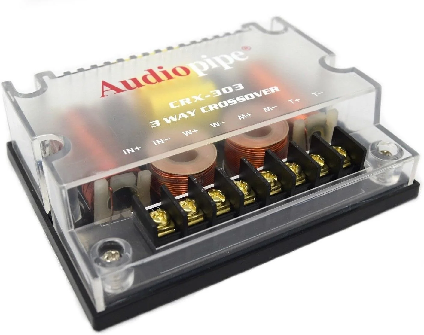 کراس اوور پسیو 3 راهه 300 وات Audiopipe برای سیستم صوتی خودرو، مدل CRX-303، بسته 2 عددی