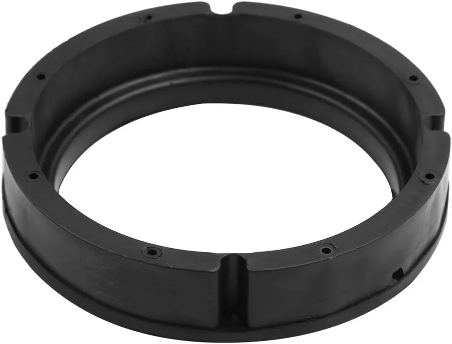 آداپتورهای بلندگوی خودرو Amico uxcell، پلاستیکی مشکی، 6.5 اینچ، گرد، 2 عدد