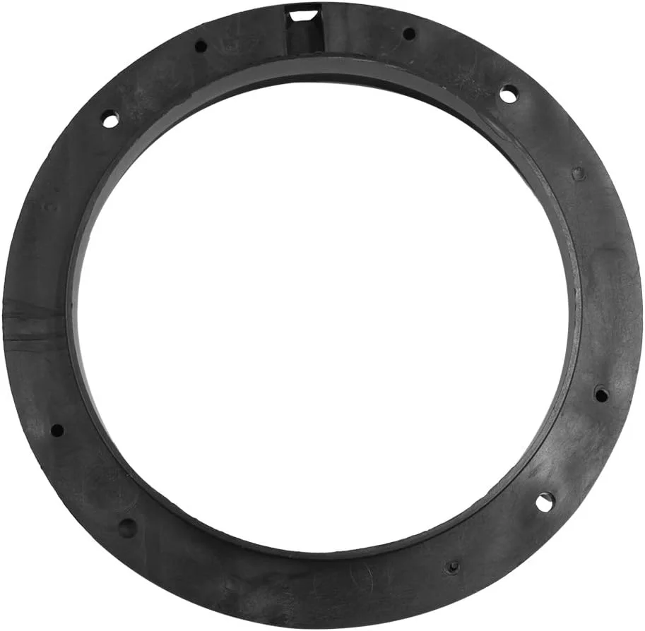 آداپتورهای بلندگوی خودرو Amico uxcell، پلاستیکی مشکی، 6.5 اینچ، گرد، 2 عدد