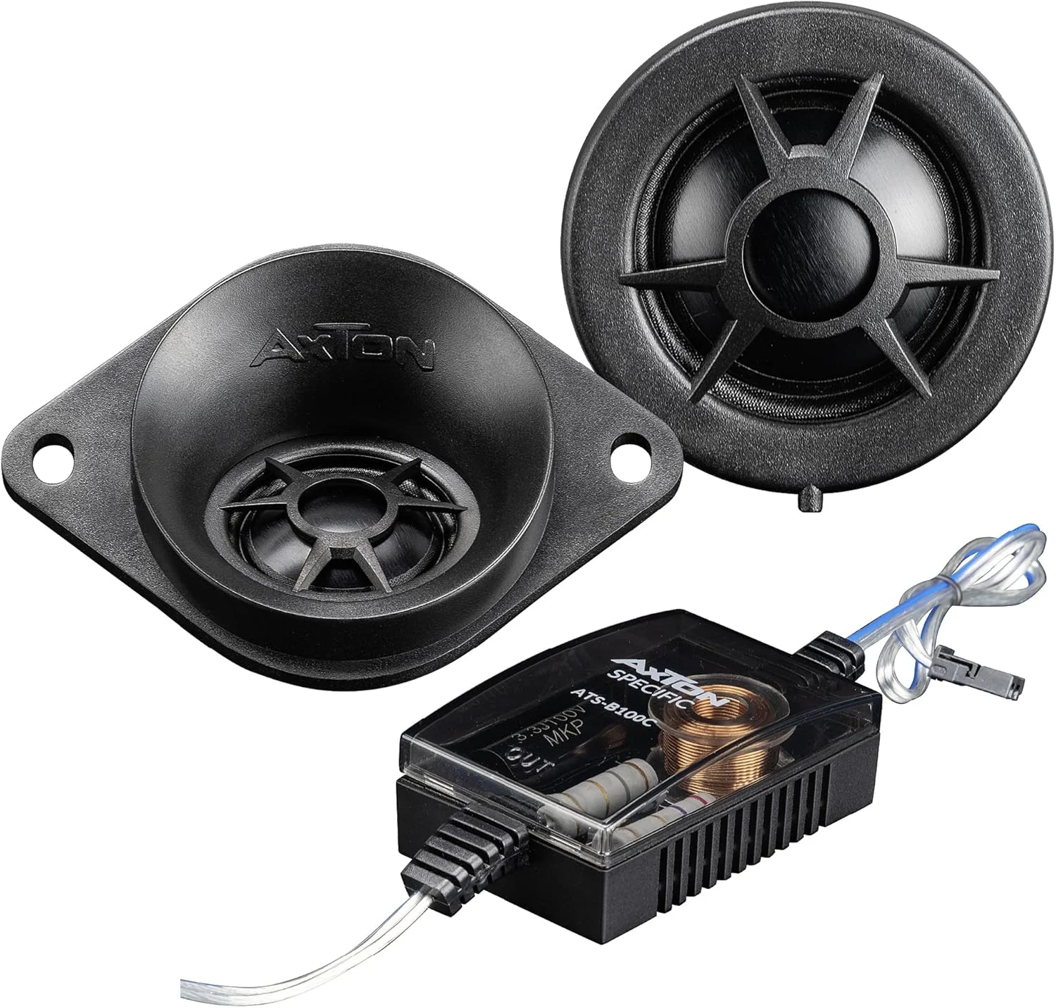 سیستم بلندگوی کامپوننت دو طرفه 10 سانتی متری Axton ATS-B100C | SPECIFIC برای BMW و Mini